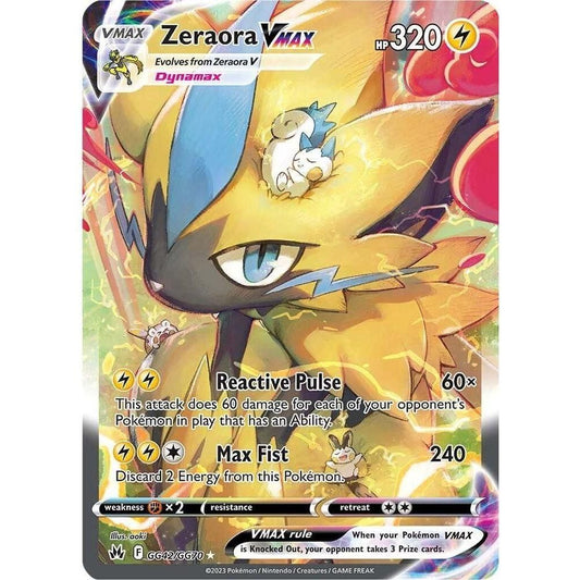 Zeraora VMAX - Crown Zenith: Galarian Gallery (CRZ:GG)