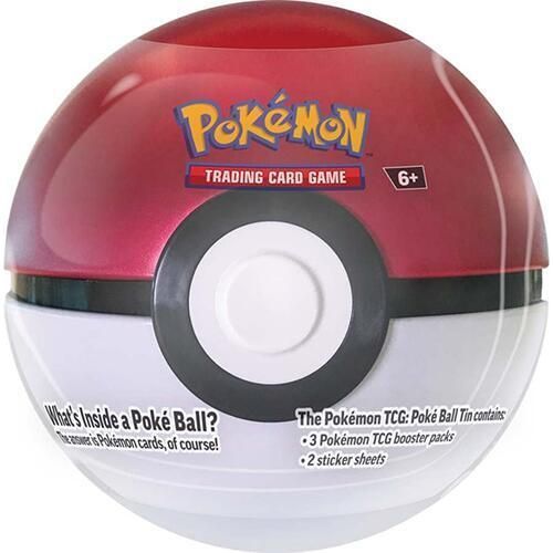 Pokemon - Poke Ball Tin - Booster Pack Set May Vary