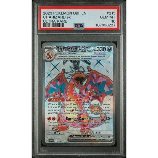 PSA 10 Charizard ex 215/197 Sv03: Obsidian Flames Holo