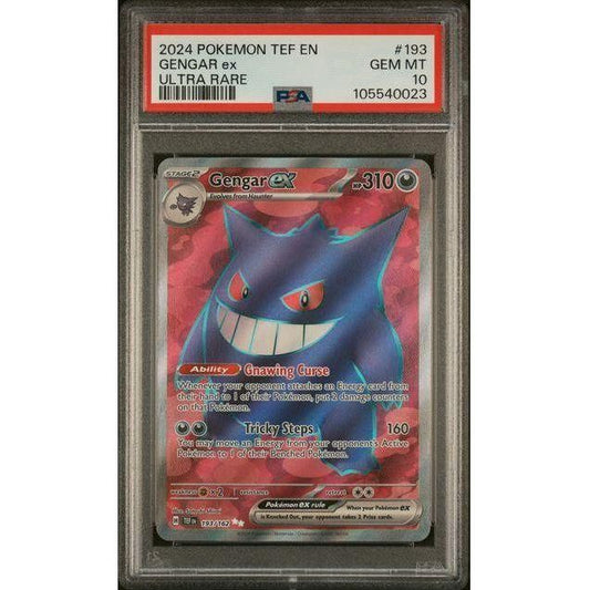 PSA 10 Gengar ex 193/162 Sv05: Temporal Forces Holo
